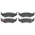 SGD1046M by RAYBESTOS - Raybestos Service Grade Metallic Brake Pad Set