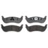 SGD1040AC by RAYBESTOS - Raybestos Service Grade Ceramic Brake Pad Set