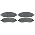 SGD1068M by RAYBESTOS - Raybestos Service Grade Metallic Brake Pad Set