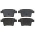 SGD1071C by RAYBESTOS - Raybestos Service Grade Ceramic Brake Pad Set