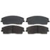 SGD1056C by RAYBESTOS - Raybestos Service Grade Ceramic Brake Pad Set