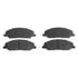 SGD1081C by RAYBESTOS - Raybestos Service Grade Ceramic Brake Pad Set