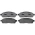 SGD1083M by RAYBESTOS - Raybestos Service Grade Metallic Brake Pad Set
