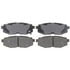 Raybestos SGD1124C Disc Brake Pad Set Raybestos Service Grade Ceramic Brake Pad Set
