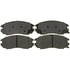 SGD1104C by RAYBESTOS - Raybestos Service Grade Ceramic Brake Pad Set