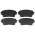 Raybestos SGD1105C Disc Brake Pad Set Raybestos Service Grade Ceramic Brake Pad Set
