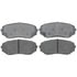 SGD1258AC by RAYBESTOS - Brake Parts Inc Raybestos Service Grade Ceramic Disc Brake Pad Set