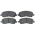SGD1285C by RAYBESTOS - Raybestos Service Grade Ceramic Brake Pad Set