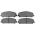 SGD1286C by RAYBESTOS - Raybestos Service Grade Ceramic Brake Pad Set