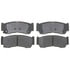 SGD1297C by RAYBESTOS - Raybestos Service Grade Ceramic Brake Pad Set