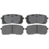 SGD1302C by RAYBESTOS - Raybestos Service Grade Ceramic Brake Pad Set
