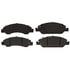 SGD1367AC by RAYBESTOS - Raybestos Service Grade Ceramic Brake Pad Set