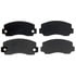 SGD136A by RAYBESTOS - Raybestos Service Grade Organic Brake Pad Set