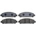 Raybestos SGD1401C Disc Brake Pad Set Brake Parts Inc Raybestos Service Grade Ceramic Disc Brake Pad Set