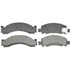 SGD149M by RAYBESTOS - Raybestos Service Grade Metallic Brake Pad Set