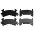 SGD154M by RAYBESTOS - Raybestos Service Grade Metallic Brake Pad Set