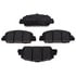 SGD1654C by RAYBESTOS - Raybestos Service Grade Ceramic Brake Pad Set