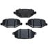 SGD1719C by RAYBESTOS - Raybestos Service Grade Ceramic Brake Pad Set