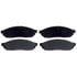 SGD177 by RAYBESTOS - Raybestos Service Grade Organic Brake Pad Set