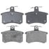 SGD228M by RAYBESTOS - Raybestos Service Grade Metallic Brake Pad Set