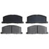 SGD242M by RAYBESTOS - Raybestos Service Grade Metallic Brake Pad Set