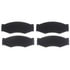 Raybestos SGD265 Disc Brake Pad Set Raybestos Service Grade Organic Brake Pad Set