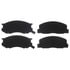 Raybestos SGD263M Disc Brake Pad Set Raybestos Service Grade Metallic Brake Pad Set