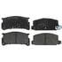 Raybestos SGD291M Disc Brake Pad Set Brake Parts Inc Raybestos Service Grade Metallic Disc Brake Pad Set