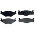 SGD280M by RAYBESTOS - Raybestos Service Grade Metallic Brake Pad Set
