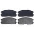 Raybestos SGD299M Disc Brake Pad Set Raybestos Service Grade Metallic Brake Pad Set