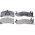 Raybestos SGD310M Disc Brake Pad Set Raybestos Service Grade Metallic Brake Pad Set
