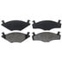 SGD307M by RAYBESTOS - Raybestos Service Grade Metallic Brake Pad Set