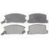 Raybestos SGD309 Disc Brake Pad Set Raybestos Service Grade Organic Brake Pad Set