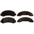 Raybestos SGD326M Disc Brake Pad Set Raybestos Service Grade Metallic Brake Pad Set