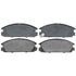 Raybestos SGD334M Disc Brake Pad Set Raybestos Service Grade Metallic Brake Pad Set
