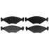 Raybestos SGD350 Disc Brake Pad Set Raybestos Service Grade Organic Brake Pad Set