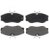 Raybestos SGD358M Disc Brake Pad Set Brake Parts Inc Raybestos Service Grade Overstock Metallic Disc Brake Pad Set