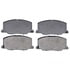 Raybestos SGD356M Disc Brake Pad Set Raybestos Service Grade Metallic Brake Pad Set
