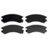 SGD357M by RAYBESTOS - Raybestos Service Grade Metallic Brake Pad Set