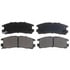 SGD383C by RAYBESTOS - Raybestos Service Grade Ceramic Brake Pad Set