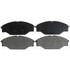 Raybestos SGD434M Disc Brake Pad Set Raybestos Service Grade Metallic Brake Pad Set