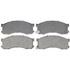Raybestos SGD428M Disc Brake Pad Set Raybestos Service Grade Metallic Brake Pad Set