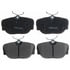 SGD493M by RAYBESTOS - Raybestos Service Grade Metallic Brake Pad Set