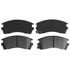 SGD509M by RAYBESTOS - Raybestos Service Grade Metallic Brake Pad Set