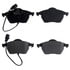 SGD555M by RAYBESTOS - Raybestos Service Grade Metallic Brake Pad Set