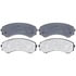 SGD550M by RAYBESTOS - Raybestos Service Grade Metallic Brake Pad Set