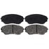 SGD551C by RAYBESTOS - Raybestos Service Grade Ceramic Brake Pad Set