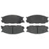 Raybestos SGD552C Disc Brake Pad Set Brake Parts Inc Raybestos Service Grade Overstock Ceramic Disc Brake Pad Set