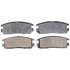 Raybestos SGD580C Disc Brake Pad Set Raybestos Service Grade Ceramic Brake Pad Set