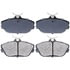 SGD601M by RAYBESTOS - Raybestos Service Grade Metallic Brake Pad Set